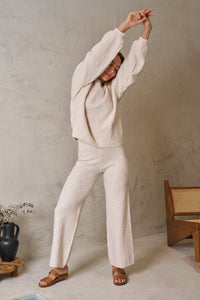 Elenor Knit Pant Cream