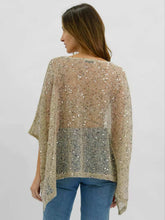 Load image into Gallery viewer, Pippa Top Beige Sequins
