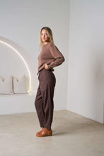 Load image into Gallery viewer, Valeria Loula Cotton Cord Knit Chocolate
