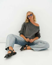 Load image into Gallery viewer, Riah Knit Jumper Charcoal
