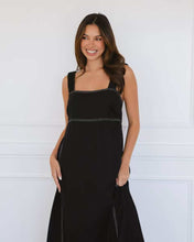 Load image into Gallery viewer, Label Of Love Stitched Maxi Dress Black
