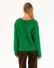 Load image into Gallery viewer, Oxford Knit Jumper Green | Paper Heart
