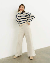 Load image into Gallery viewer, Tiva Knit Jumper Blue Cream Stripe | White Closet
