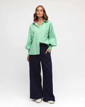 Load image into Gallery viewer, Stella Shirt Green Stripe
