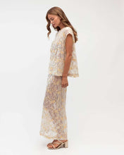 Load image into Gallery viewer, Vera Lace Sequin Maxi Skirt Gold
