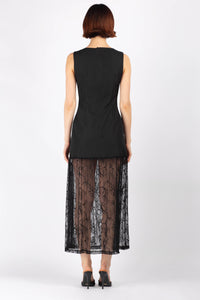 Percy Lace Midi Dress