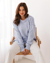 Load image into Gallery viewer, Sari Pull Over Sweater Sky Blue
