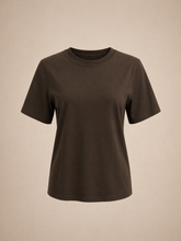 Load image into Gallery viewer, Premium Combed Cotton Tee Chocolate
