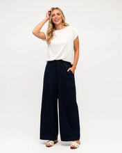 Load image into Gallery viewer, Drape Cap Sleeve Tee White | Label Of Love
