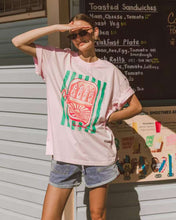 Load image into Gallery viewer, Sardines Tee Pink Paper Heart
