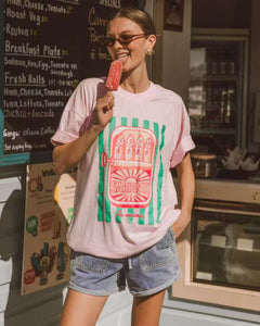 Sardines Tee Pink Paper Heart