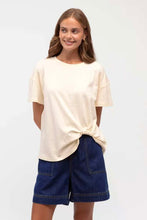 Load image into Gallery viewer, Easy Tuck Tee Cream Label Of Love
