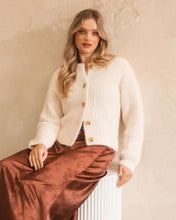 Load image into Gallery viewer, Ruby Noir Cardigan Pearl | Ebby and I
