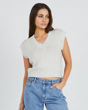 Load image into Gallery viewer, Abrand Knit Vest Light Grey Marle
