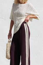 Load image into Gallery viewer, Nadia Tailored Track Pants Wine | White Closet

