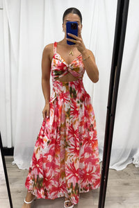 Rivett Maxi Dress Pink Splash