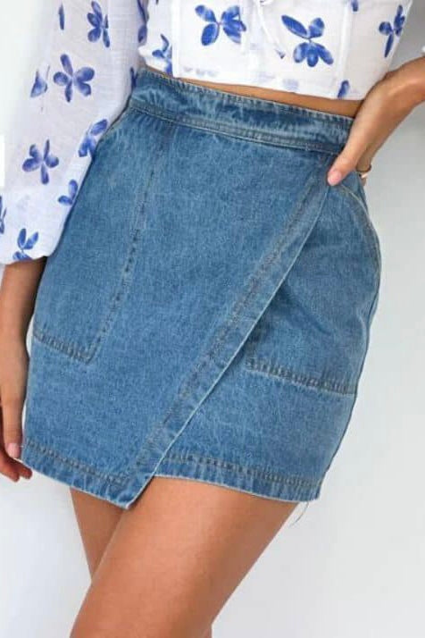 Katrine Denim Skirt