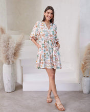 Load image into Gallery viewer, Palms Smock Dress
