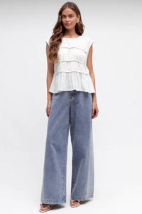 Hailey Top White by Paper Heart