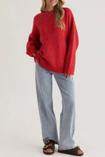 Load image into Gallery viewer, Lena Knit Jumper Cherry Red
