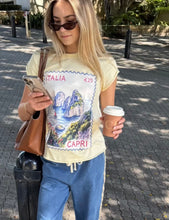 Load image into Gallery viewer, Paper Heart Italia Tee Butter
