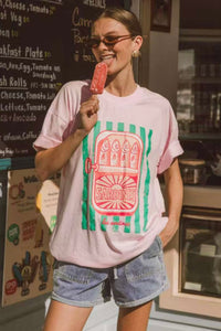 Sardines Tee Pink Paper Heart