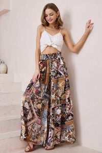 Roman Love Wide Leg Pants