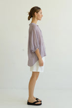 Load image into Gallery viewer, Worthier Carter Linen Shirt Lavender
