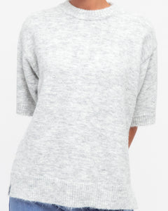 Sovie Short Sleeve Knit Grey