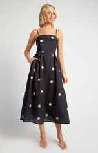Load image into Gallery viewer, Polka Dots Midi Dress With Pockets
