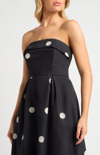 Load image into Gallery viewer, Polka Dots Midi Dress With Pockets
