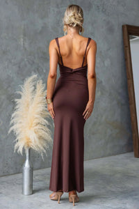 Valli Maxi Dress Brown