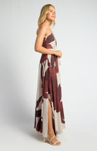 Load image into Gallery viewer, Jules Maxi Dress Chocolate Floral
