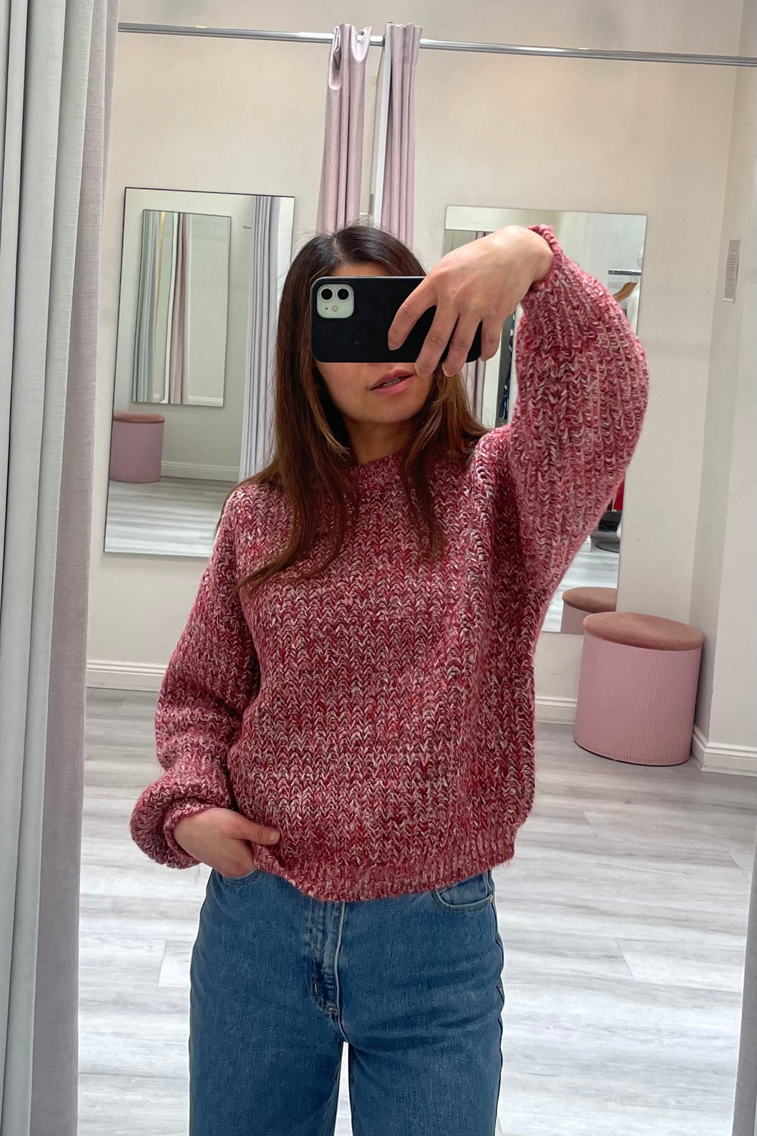 Anela Knit Red
