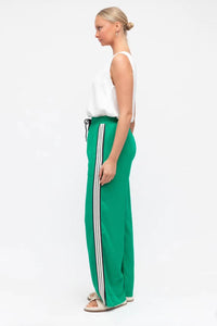 Noah Pant Green White Stripes