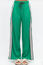 Load image into Gallery viewer, Noah Pant Green White Stripes
