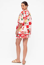 Load image into Gallery viewer, Cherry Pop Linen Blend Skirt
