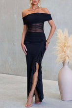 Load image into Gallery viewer, Kiarna Maxi Dress Black Mesh
