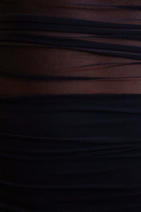 Kiarna Maxi Dress Black Mesh