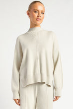 Load image into Gallery viewer, Front Seam Detail Knit Jumper Bone
