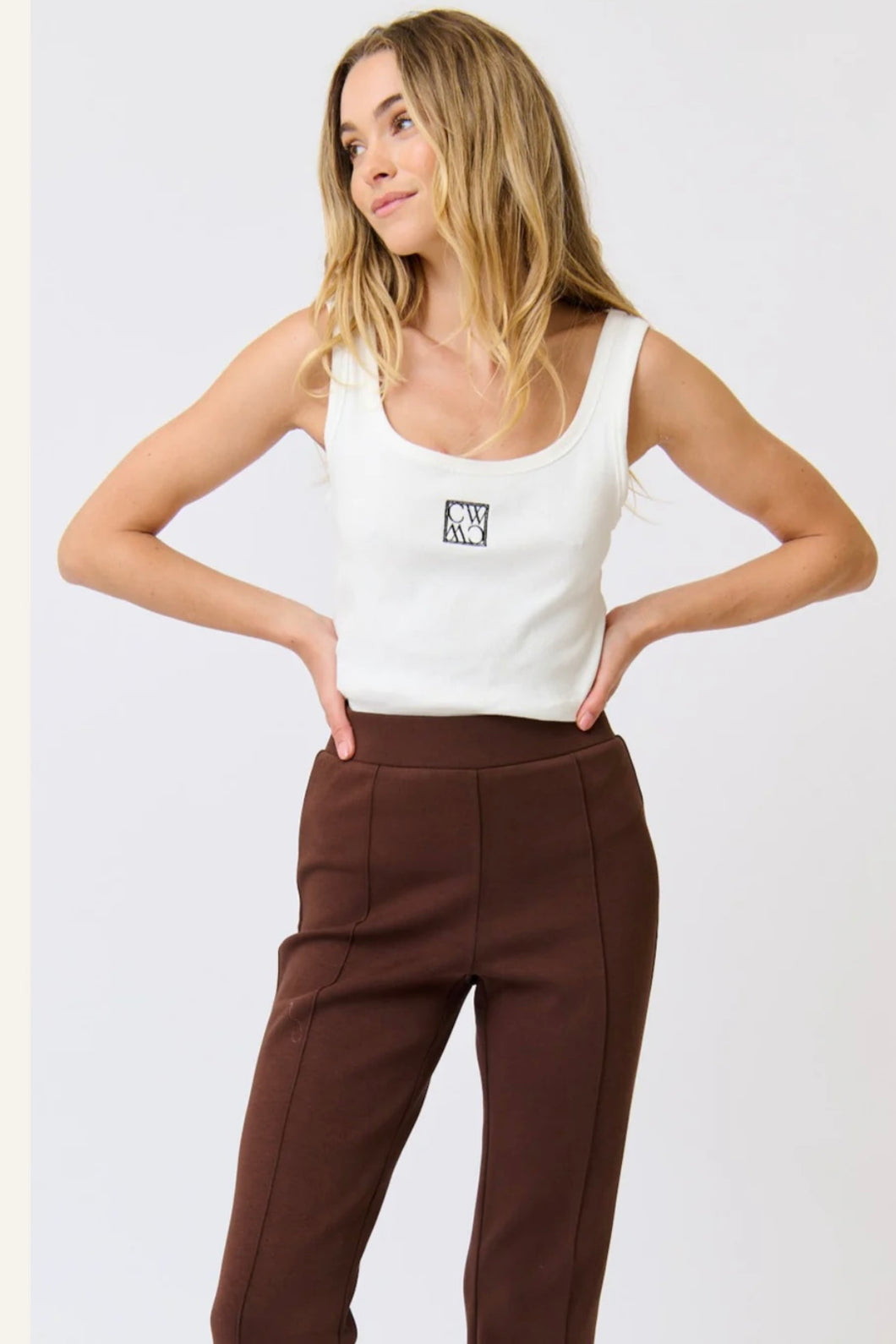 Tarrah Tank - White Carter & Willow