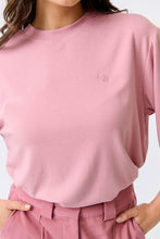 Load image into Gallery viewer, Solana Tee Dusty Pink Carter &amp; Willow
