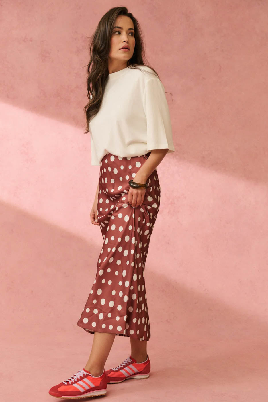 Millie Slip Skirt - Rust Spot