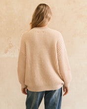 Load image into Gallery viewer, Zola Denim Detail Knit Cardi
