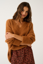 Load image into Gallery viewer, Emmie Knit Sweater - Toffee | Cartel &amp; Willow
