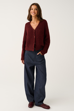 Load image into Gallery viewer, Hazel Cardi - Mulberry | Cartel &amp; Willow
