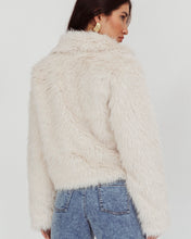Load image into Gallery viewer, Callee Faux Fur Jacket Ash
