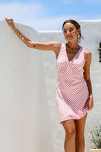 Load image into Gallery viewer, Hanni Mini Dress Pink Gingham
