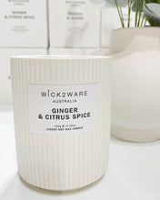 Load image into Gallery viewer, Soy Candle 350g | Ginger &amp; Citrus Spice
