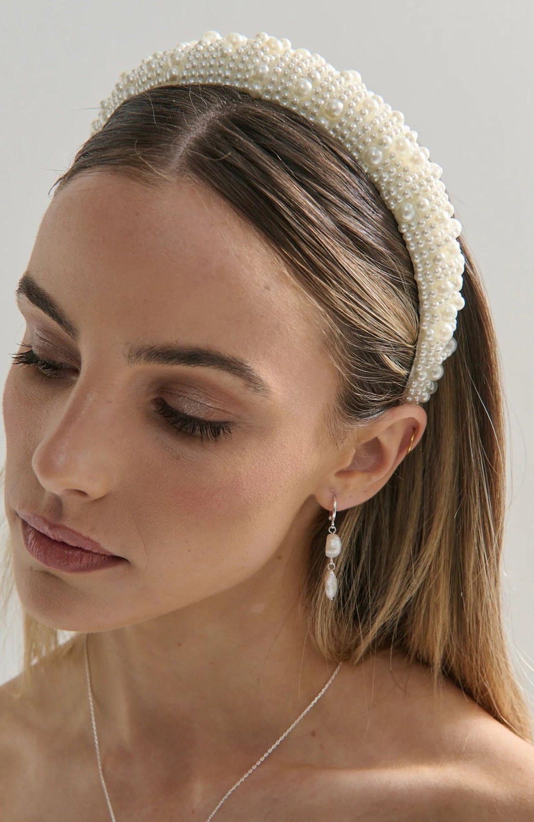 Pia Faux Pearl Statement Headband